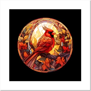 Autumn Cardinal Posters and Art